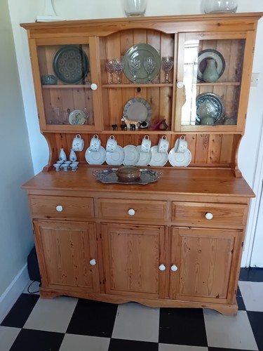Pine welsh kitchen dresser - welsh,