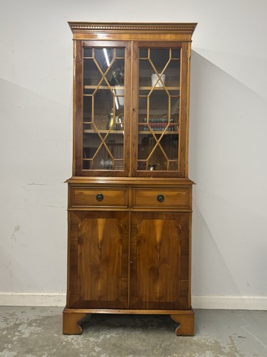 Vintage yew wood glazed - yew,