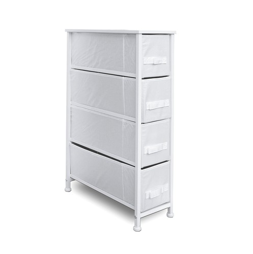 Narrow drawer dresser and - 4-drawer,