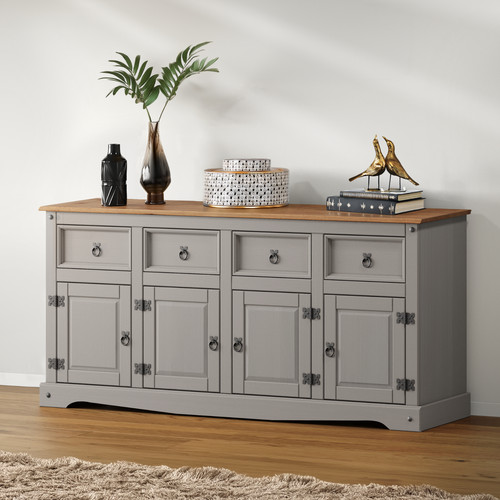 Corona sideboard grey door - grey,