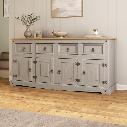 Corona grey sideboard door 4 - grey,