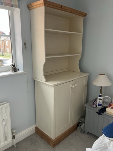 Large wooden painted kitchen - wooden,