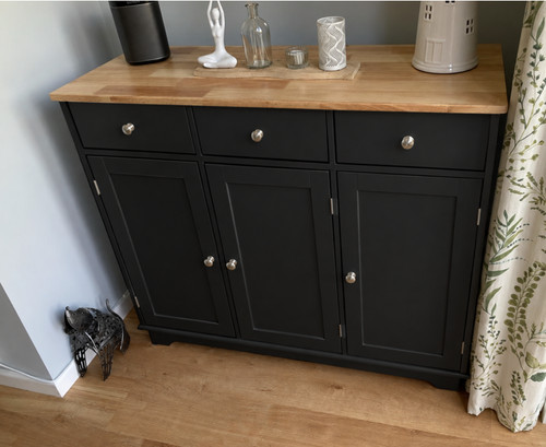 Large storage sideboard black - storage,