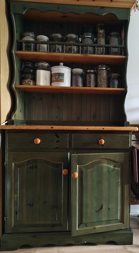 Vintage pine welsch dresser - welsch,