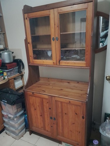 Pine country style kitchen - country-style,