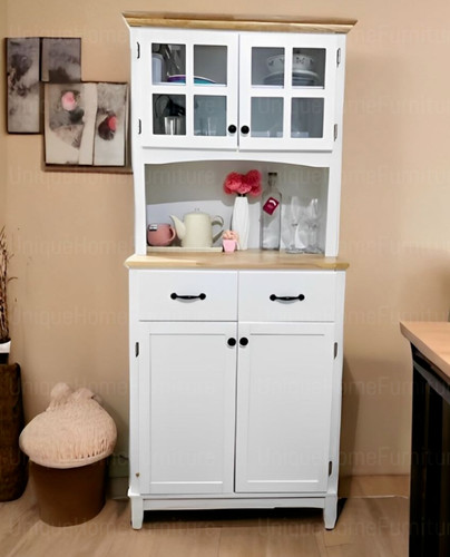 Tall kitchen pantry - kitchen, rustic