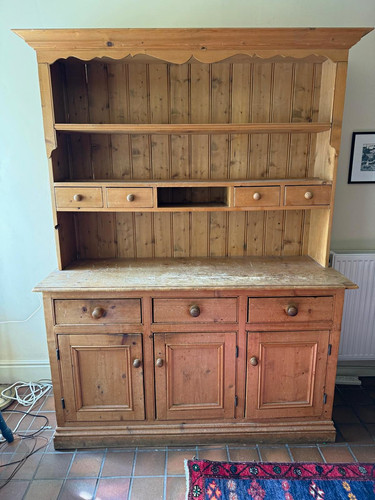 Handmade pine dresser - pine,
