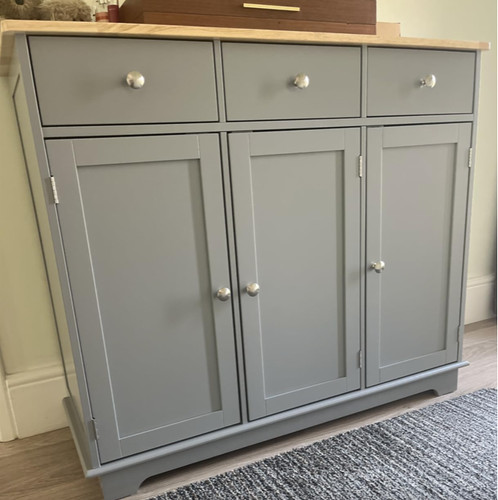 Large storage sideboard - storage, grey