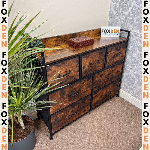 Rustic large chest - large, drawers