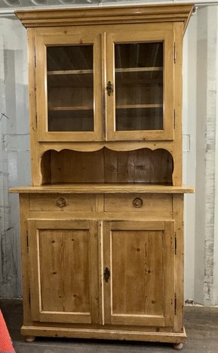 Antique pine welsh dresser - pine,