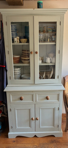Vintage wooden kitchen dresser - vintage,