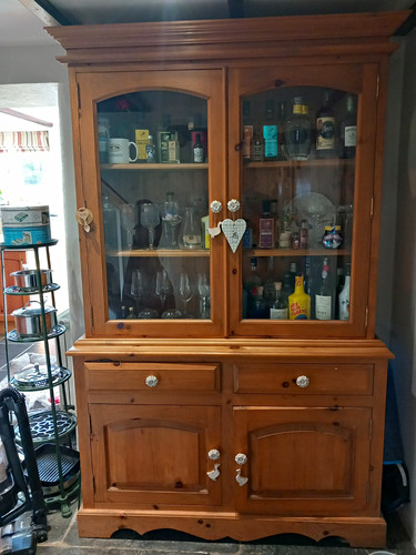 Brown wood glass - brown,