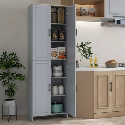 Tall kitchen cupboard grey - tall,